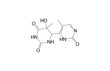 [4,4'-Bipyrimidine]-2,2',6(1H,1'H,3H)-trione, 4,5-dihydro-5-hydroxy-5,5'-dimethyl-