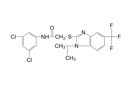 3',5'-dichloro-2-[{1-isopropyl-5-(trifluoromethyl)benzimidazol-2-yl]thio}acetanilide