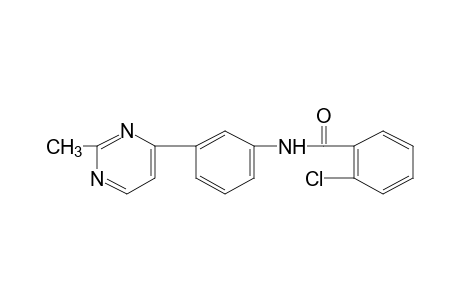 2-chloro-3'-(2-methyl-4-pyrimidinyl)benzanilide