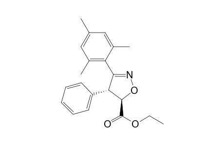 trans-4,5-Dihydro-4-phenyl-3-(2,4,6-trimethylphenyl)-5-isoxazolecarboxylic acid ethyl ester