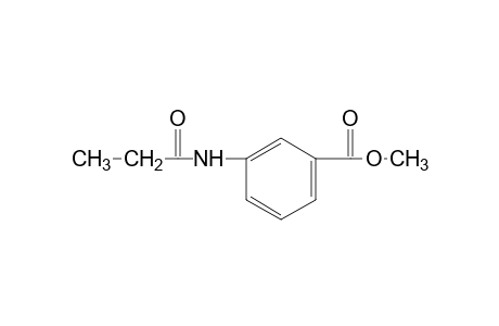 m-propionamidobenzoic acid, methyl ester