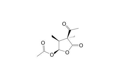 (3S,4S,5R)-3-acetyldihydro-3,4-dimethyl-5-hydroxy-2(3H)-furanone