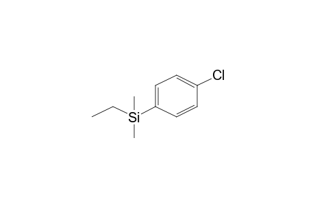 Silane, (4-chlorophenyl)ethyldimethyl-