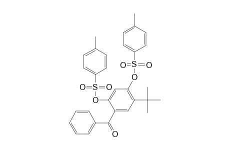 4-Benzoyl-6-tert-butyl-1,3-phenylene o,o'-bis(toluenesulfonyl)-