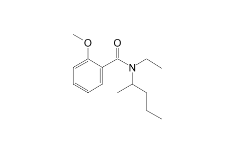 Benzamide, 2-methoxy-N-(2-pentyl)-N-ethyl-