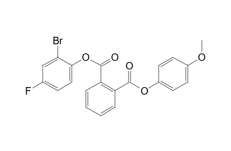 Phthalic acid, 2-bromo-4-fluorophenyl 4-methoxyphenyl ester