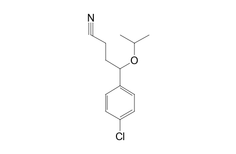 4-(p-chlorophenyl)-4-isopropoxybutyronitrile