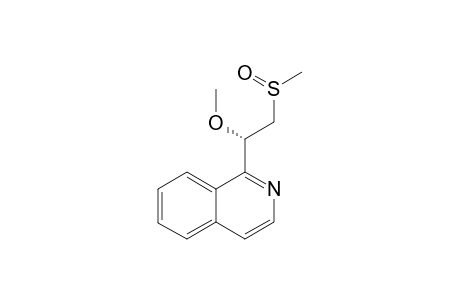 2-(METHYLSULFINYL)-1-METHOXY-1-(1-ISOQUINOLYL)-ETHANE