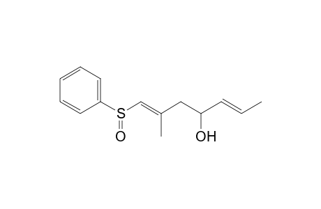 (1E,5E)-2-methyl-1-(phenylsulfinyl)hepta-1,5-dien-4-ol