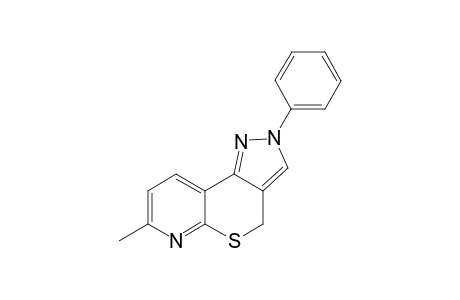 2-Phenyl-[2'-methylpyrido[2,3-b]thiopyrano[4,3-c]pyrazole}