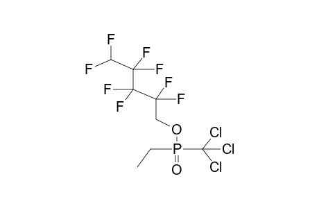 1,1,5-TRIHYDROPERFLUOROPENTYL TRICHLOROMETHYL(ETHYL)PHOSPHINATE