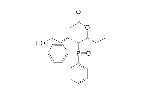 (4RS,5SR)-(E)-5-Acetoxy-4-diphenylphosphinoylhepta-2-ene-1-ol