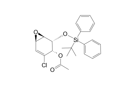 (1R,2S,3S,6R)-4-Chloro-2-{[(1',1'-dimethylethyl)diphenylsilyl]oxy}-3-acetoxy-7-oxabicyclo[4.1.0]hept-4-ene