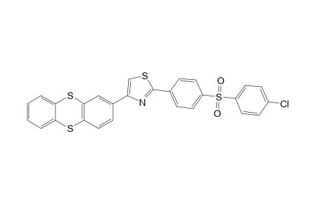 2-(PARA-(PARA-CHLOROPHENYL)-SULFONYLPHENYL)-4-THIANTHRENYLTHIAZOLE