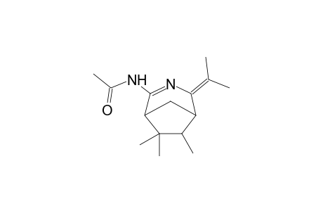 2-Acetamino-4-isopropylidene-6,7,7-trimethyl-3-azabicyclo[3.2.1]oct-2-ene