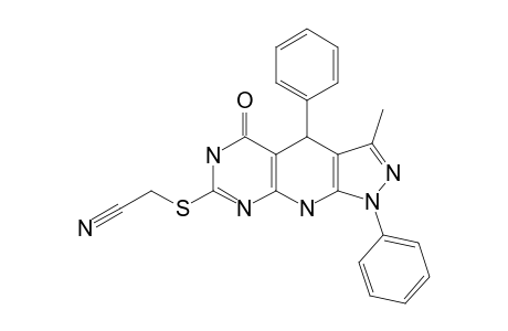 2-(3-METHYL-5-OXO-1,4-DIPHENYL-4,6,9-TRIHYDRO-PYRAZOLO-[5,4-B]-PYRIMIDINO-[5,4-E]-PYRIDIN-7-YLTHIO)-ETHANE-NITRILE