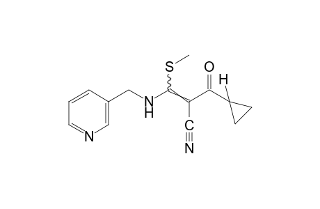 2-(cyclopropylcarbonyl)-3-(methylthio)-3-{[(3-pyridyl)methyl]amino}acrylonitrile