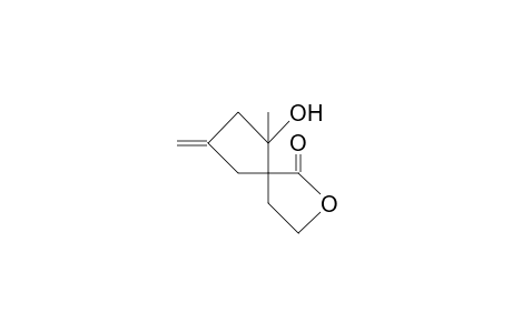 1-Hydroxy-1-methyl-3-methylidene-7-oxa-spiro(4.4)octan-6-one diastereomer 1