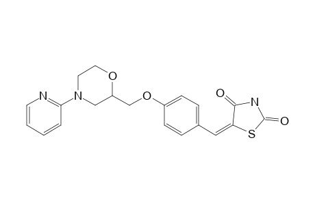 5-[4-[[4-(Pyridin-2-yl)morpholin-2-yl]methoxy]phenylmethylene]thiazolidin-2,4-dione