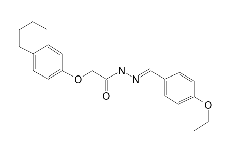 Acethydrazide, 2-(4-butylphenoxy)-N2-(4-ethoxybenzylideno)-