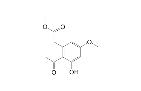 METHYL_2-(2-ACETYL-3-HYDROXY-5-METHOXYPHENYL)-ACETATE