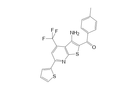 [3-Amino-6-(2-thienyl)-4-(trifluoromethyl)thieno[2,3-b]pyridin-2-yl](4-methylphenyl)methanone