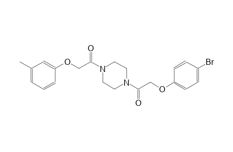 Piperazine, 1-[(4-bromophenoxy)acetyl]-4-[(3-methylphenoxy)acetyl]-