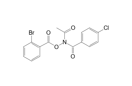 N-{[(2-bromophenyl)carbonyl]oxy}-4-chlorobenzamide, N-acetyl-