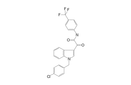 1H-Indole-3-acetamide, 1-[(4-chlorophenyl)methyl]-.alpha.-oxo-N-[4-(trifluoromethyl)phenyl]-