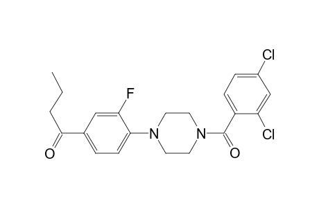 1-[4-[4-(2,4-Dichloro-benzoyl)-piperazin-1-yl]-3-fluoro-phenyl]-butan-1-one