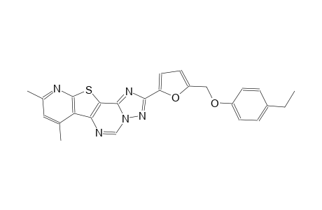 [5-(7,9-dimethylpyrido[3',2':4,5]thieno[2,3-e][1,2,4]triazolo[1,5-c]pyrimidin-2-yl)-2-furyl]methyl 4-ethylphenyl ether