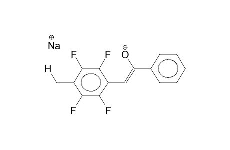 2-(4-METHYLTETRAFLUOROPHENYL)ACETOPHENONE, SODIUM SALT