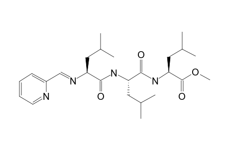 L-Leucine, N-[N-[N-(2-pyridinylmethylene)-L-leucyl]-L-leucyl]-, methyl ester