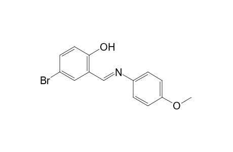 4-bromo-2-[N-(p-methoxyphenyl)formimidoyl]phenol