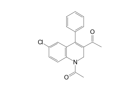 6-chloro-1,3-diacetyl-1,2-dihydro-4-phenylquinoline