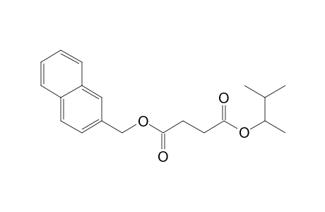 Succinic acid, 3-methylbut-2-yl 2-naphthylmethyl ester