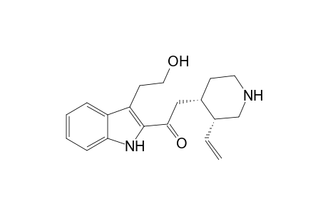 (+)-CINCHONAMINONE;(+)-3-(2-HYDROXYETHYL)-2-[2-(3-VINYLPIPERIDIN-4-YL)-ACETYL]-INDOLE;REFERENCE