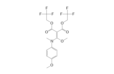 2-[Methoxy-[(4-methoxyphenyl)-methyl-amino]methylene]malonic acid bis(2,2,2-trifluoroethyl) ester