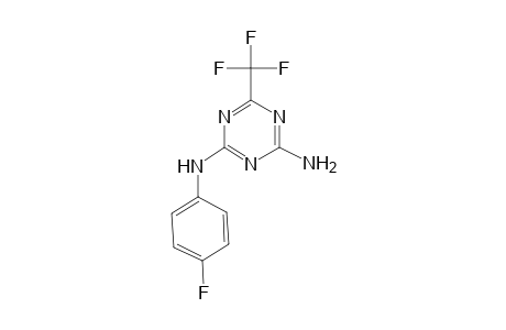 2-N-(4-fluorophenyl)-6-(trifluoromethyl)-1,3,5-triazine-2,4-diamine