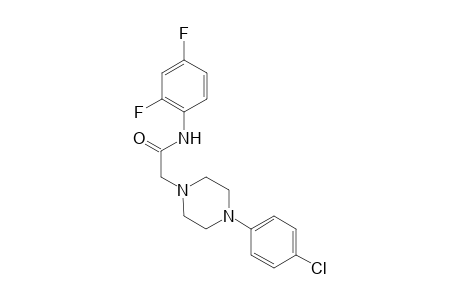 1-piperazineacetamide, 4-(4-chlorophenyl)-N-(2,4-difluorophenyl)-