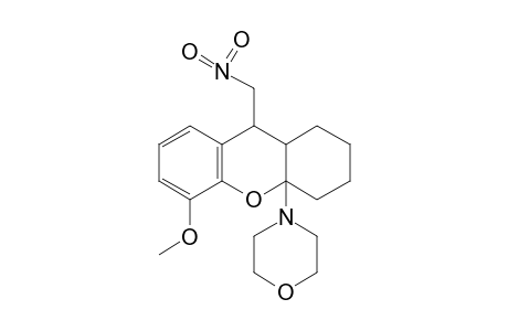 1,2,3,4,4a,9a-hexahydro-5-methoxy-4a-morpholino-9-(nitromethyl)xanthene