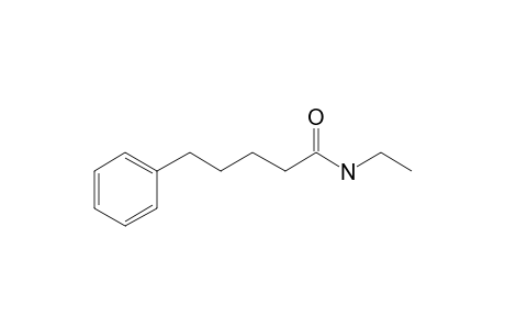 Valeramide, 5-phenyl-N-ethyl-