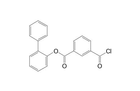 Isophthalic acid, monochloride, 2-biphenyl ester