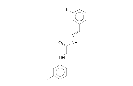 N-[(E)-(3-bromobenzylidene)amino]-2-(m-toluidino)acetamide