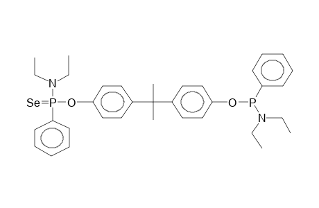 2,2-BIS[4-(N,N-DIETHYLAMINOPHENYLPHOSPHINOXY)PHENYL]PROPANEMONOSELENIDE