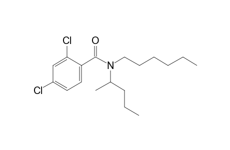 Benzamide, 2,4-dichloro-N-(2-pentyl)-N-hexyl-