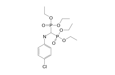 4-Chlorophenylaminomethylen-diphosphonic-acid-tetraethylester