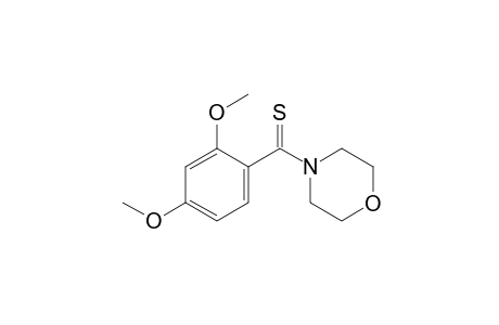 4-(2,4-dimethoxythiobenzoyl)morpholine