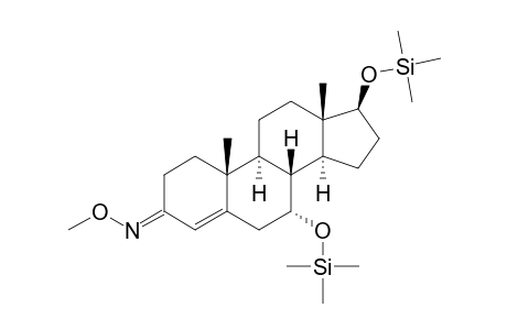 ANDROST-4-ENE-7.ALPHA.,17.BETA.-DIOL-3-ONE(3-O-METHYLOXIME-7.ALPHA.,17.BETA.-DI-TRIMETHYLSILYL ETHER)