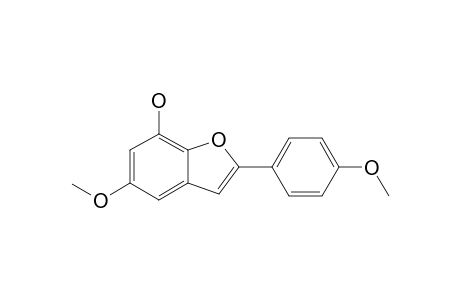 7-HYDROXY-5,4'-DIMETHOXY-2-ARYLBENZOFURAN